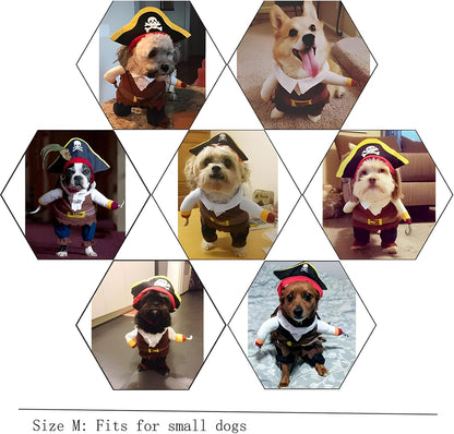 Pet Dog Costume Pirates of the Caribbean Style (Medium)